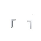 Duravit UV991800000 3-7/8" H X 1-3/4" W Plinth Legs for Bathroom Vanity in Chrome