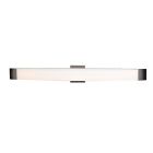 Access Lighting 62489LEDDBT-SSLC-BS/OPL 62489LEDD-BS/Opl West End W LED Bath Bar with Opal Glass Shade, 39" W, Brushed Steel