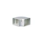 DiversiTech 230-FB3 3" 90 Degree Flat Bend Fitting for SpeediChannel Line Set Cover