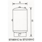 THERM-X-TROL ST-20V-C ASME Expansion Tank (8 Gallon Volume)