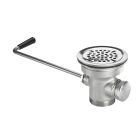 Krowne 22-204 Royal Series 3-1/2" Twist Waste Drain With 1-1/4" Overflow Outlet In Silver