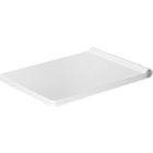 Duravit 0022090000 Vero Air Square Toilet Seat and Cover, Hinges Stainless Steel with Slow Close in White
