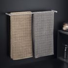 Cosmic WJC226A0061003 Logic 24" Double Towel Rail in Matte Stainless Steel