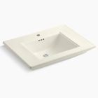 Kohler 2269-1-96 Memoirs pedestal/console table bathroom sink basin with single faucet-hole drilling in biscuit