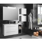 Emory and Bond 228CB201616WHT Wall-hung Side Cabinet 16" x 16" 1 Door in Gloss White