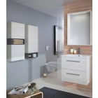 Emory and Bond 232CB141616WTW Wall-hung Side Cabinet 16" x 16" 1 Door in Sbiancato (Textured Off-White)
