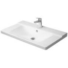 Duravit 2332850000 P3 Comforts 34" L X 20" W X 7" H Rectangular Wall Mounted Bathroom Vanity Top with Overflow in White (Vanity Base Sold Separately)