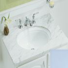 Kohler 2336-6 18-1/8" under-mount bathroom sink in skylight