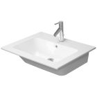 Duravit 2336630000 ME by Starck 25" L X 20" W X 8" H Rectangular Wall Mount Bathroom Vanity Top with Overflow in White(Vanity Base Sold Separately)
