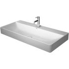 Duravit 2353100041 DuraSquare 39-3/8" L X 18-1/2" W X 5-3/4" H Rectangular Wall Mounted Bathroom Sink with Single Faucet Hole in White