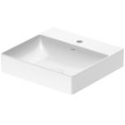Duravit 2353500044 DuraSquare 18-1/2" W X 19-5/8" L X 5.75" H Three Holes Wall Mounted Washbasin without Overflow in White