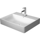 Duravit 2353600041 DuraSquare 24" Ceramic Vanity Top with 1 Faucet Hole in White / Glazed Underside