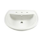 American Standard 236008.020 Cadet Freestanding Porcelain Bathroom Sink in White