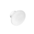Cosmic WJC238A0021065 B&W 1.18" W X 2" D ‎Wall Mounted Round Single Hook in Matte White