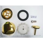Geberit 240.701.CL.1 Molded Handle Accessory Kit in Polished Brass