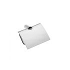 Cosmic 2401159 Toilet Paper Holder with Cover in Brushed Chrome