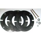 Wal-rich 2405002, Metal Wall-Hung Toilet Carrier Caps