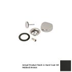 Geberit 240.722.HM.1 Bath Waste and Overflow Drain Trim Kit in Hard Coat Oil Rubbed Bronze 