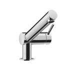 Cosmic 2481102 Single Lever Basin Mixer Faucet, Brushed Chrome Finish (Picture Displayed Shows Polished Chrome)