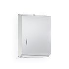 Bradley 250-150000 Bradex® Surface Mount C-Fold/Multi-Fold Paper Towel Dispenser in Brushed Satin