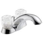 Delta 2522LF-MPU Classic Two Handle Centerset Bathroom Faucet In Chrome