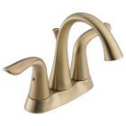 Delta 2538-CZMPU-DST Lahara® 1.2 GPM Deck Mounted Two Handle Centerset Bathroom Faucet with Pop-Up Drain Assembly in Champagne Bronze