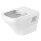 Duravit 2538090092 DuraStyle 1.6 GPF Elongated Wall Mounted Rimless Toilet Bowl Only in White (Seat and Tank/Carrier Sold Separately)