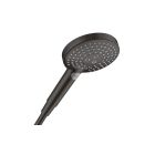 Hansgrohe 26037671 Raindance Select S Handshower 120 3-Jet PowderRain, 2.5 GPM in Matte Black