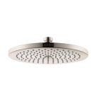 Axor 26071821 Starck 1.75 GPM Single Function Rain Shower Head with EcoRight and Quick Clean in Brushed Nickel