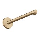 Axor 26431141 ShowerSolutions 15" Length Wall Mounted Round Shower Arm and Flange in Brushed Bronze
