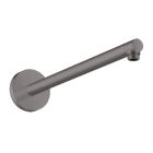 Axor 26431-340 ShowerSolutions 15" Length Wall Mounted Round Shower Arm and Flange in Brushed Black Chrome