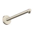 Axor 26431821 ShowerSolutions 15" Length Wall Mounted Round Shower Arm and Flange in Brushed Nickel