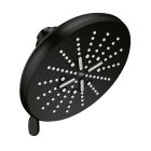 Grohe 267892430 Rainshower SmartActive 1.75 GPM 3-Spray Patterns 6.5" Round Wall Mount Fixed Shower Head in Matte Black (Shower Arm Sold Separately)