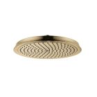 Hansgrohe 26921141 Raindance Classic 2.5 GPM Single Function Rain Shower Head with Quick Clean and XXL Performance in Brushed Bronze