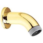 Hansgrohe 27438931 Small Cast Shower Arm, 1/2-Inch, Polished Brass