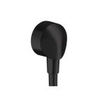 Hansgrohe 27458673 FixFit Wall Outlet with Check Valves in Matte Black