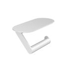 Hansgrohe 27928700 WallStoris Toilet Paper Holder with Shelf in Matte White
