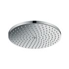 Axor 28614001 Starck Showerhead 240 1-Jet, 1.75 GPM PowderRain in Chrome