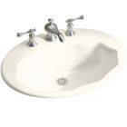 Kohler  2908-8-NG Larkspur Self-rimming lavatory with 8" centers in tea green