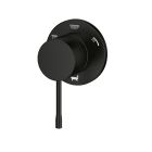 Grohe 292032431 Essence New 3-Way Diverter Trim in Matte Black (Rough-in Sold Separately)