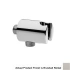 Nikles 2971N34N Wall Bracket with Water Elbow in Brushed Nickel
