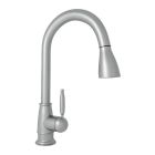 Harrington Brassworks 301368ST Contemporary Single Hole Pull Down Faucet in Stainless Steel