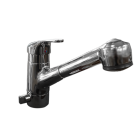 Hamat 3-2962-PC Single Handle Pull Down Spray SHABBAT Kitchen Faucet, Polished Chrome Finish