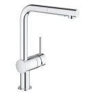 Grohe 30300000 Minta Single-Handle Kitchen Faucet, Starlight Chrome