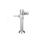 Sloan 3070272 GEM-2 112 U YG 3.5 GPF Top Spud Single Flush Exposed Manual Water Closet Flushometer with 1.25" Flush Connection and Angle Stop Extended Bumper in Polished Chrome