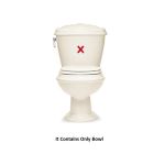 American Standard 3111016.020 Reminiscence 1.6 gpf 12" Round Front Toilet Bowl (Bowl Only), White