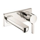 Hansgrohe 31163341 Metris S Wall-Mounted Single-Handle Faucet Trim, 1.2 GPM (Rough Sold Separately)