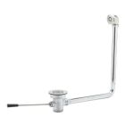 T&S Brass B-3972-01 3-1/2-Inch X 2-Inch Waste Lever with Overflow