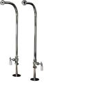 Barclay 4502-PL-CP Freestanding Bath Supply