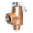 Conbraco 1321308 Bronze Pressure Relief Valve, 15 PSI, 1 1/4" x 1 1/2" NPT Male x Female